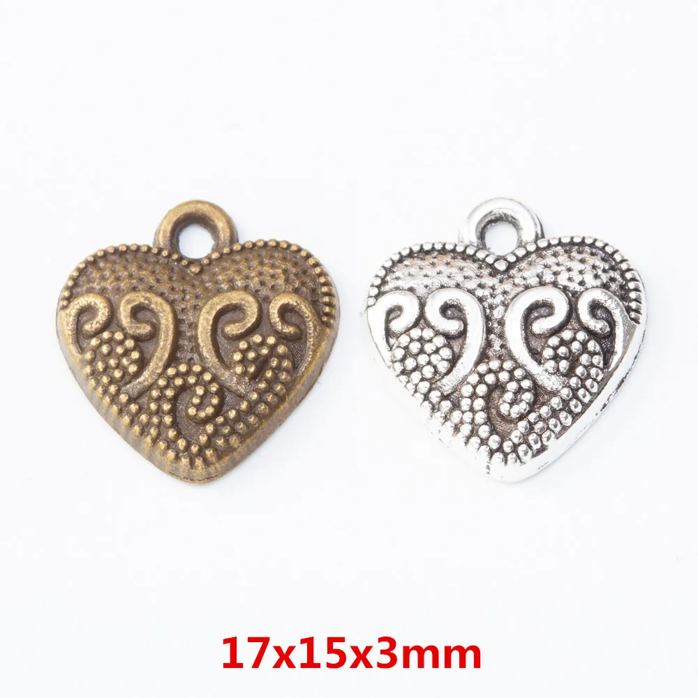 

50pieces (love) vintage zinc alloy charm metal pendant DIY jewelry discovery making accessories2093