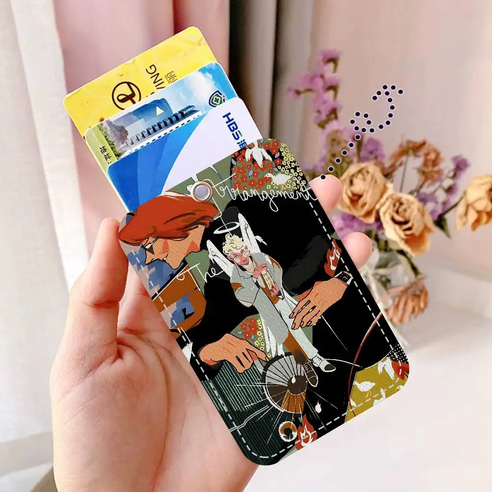 حاملي بطاقات سلسلة المفاتيح G-Good Omens من Tv Show، بطاقات الائتمان لبطاقات الائتمان، سلسلة حلقية مفاتيح