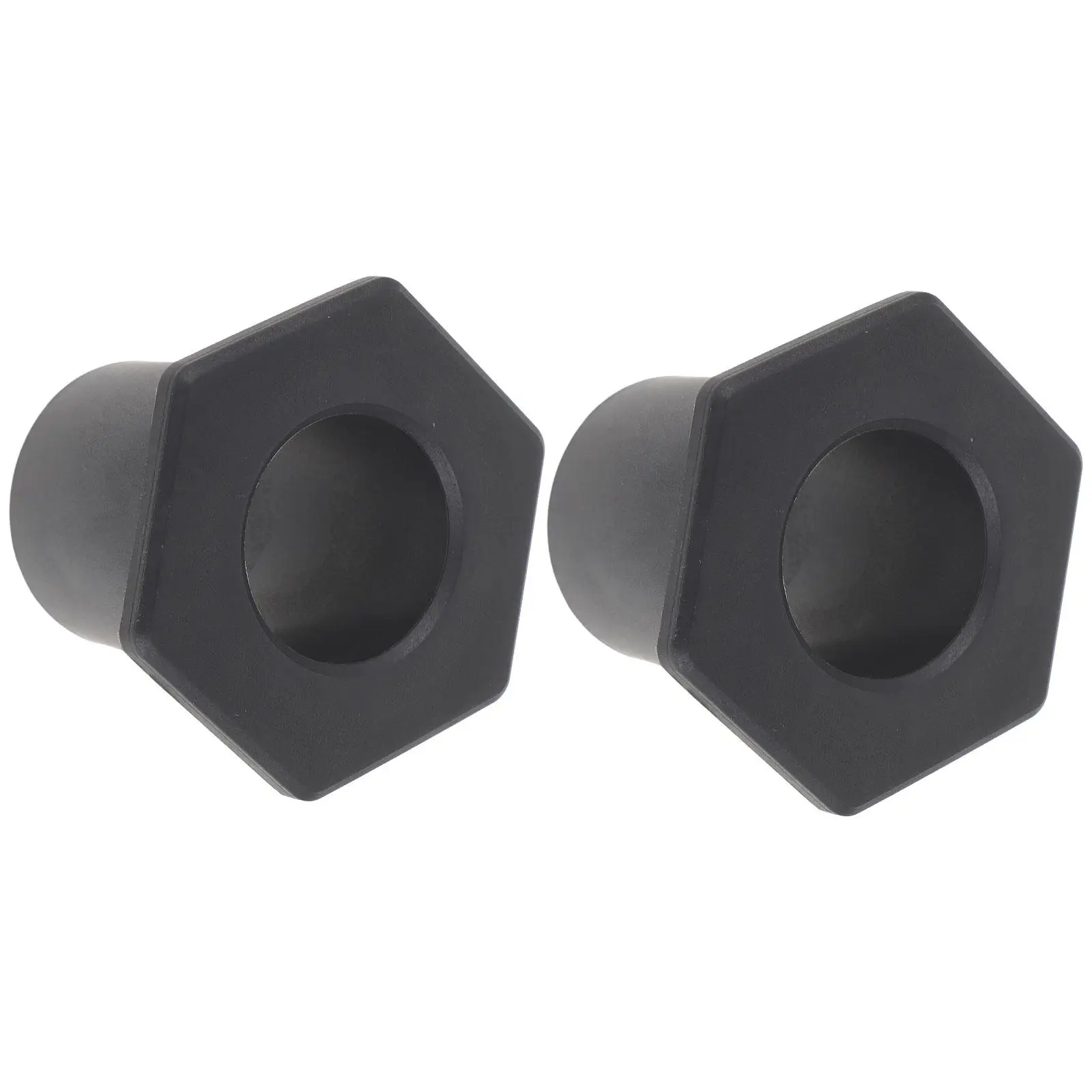 2 Pcs Umbrella Hole Plug Patio Table Holder Large Base Ring Covers Stand Caps Grommet Black Silicone Outdoor Furniture