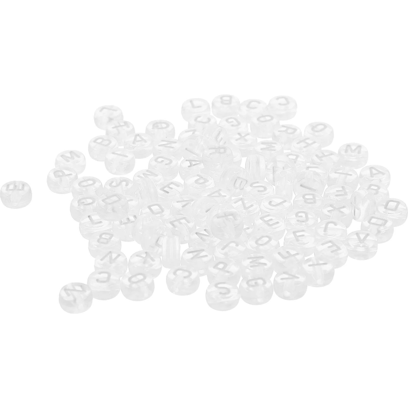 

1000pcs Alphabet Letter Beads Jewelry DIY Craft Acrylic Small Handcraft Making Loose Accessories Bracelets Hair Rope Gifts