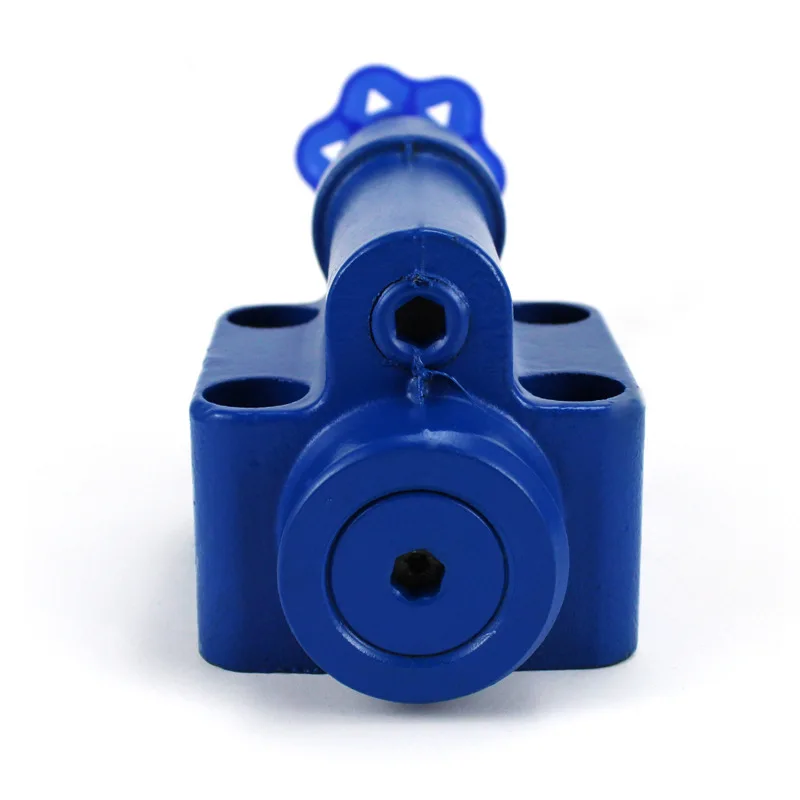 Hydraulic safety regulator  plate adjustable relief valve view 4