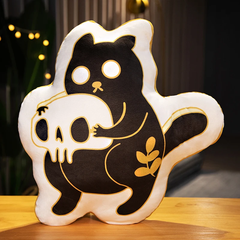 

Аксессуары для фестиваля Хэллоуина, подарки на Хэллоуин, подушки с тыквенными призраками, трансграничные плюшевые игрушки, куклы Бога Смерти