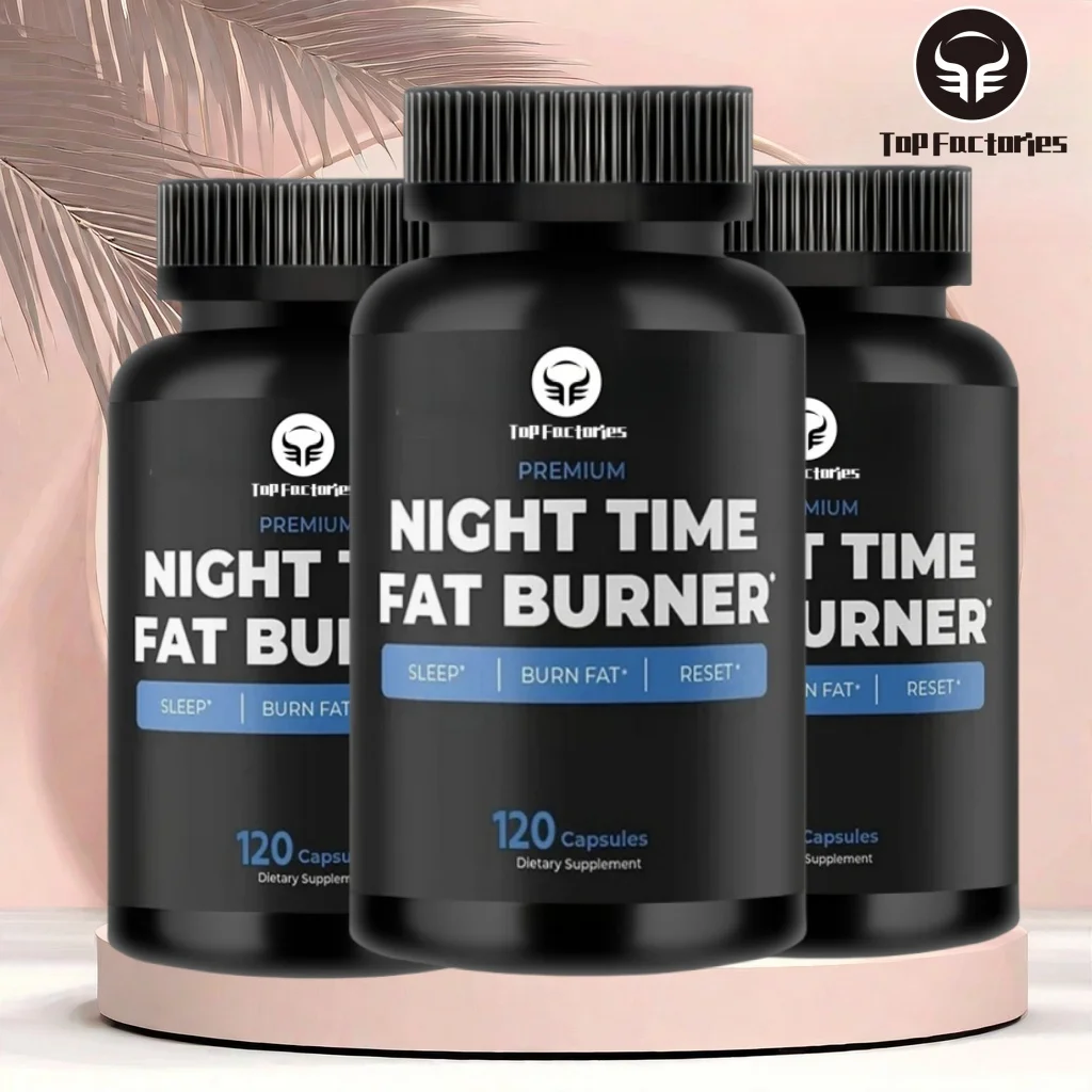 Nighttime Fat Shreds Supplement for Weight Loss Supports Abdominal Fat Burning Carbohydrate Blocker While Sleeping