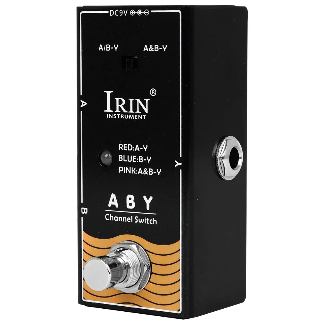 IRIN RF-17 ABY Gitarreneffektpedal Line Selector AB Switch Pedal AB Box-ABY Channel True Bypass Gitarrenbass Teile & Zubehör