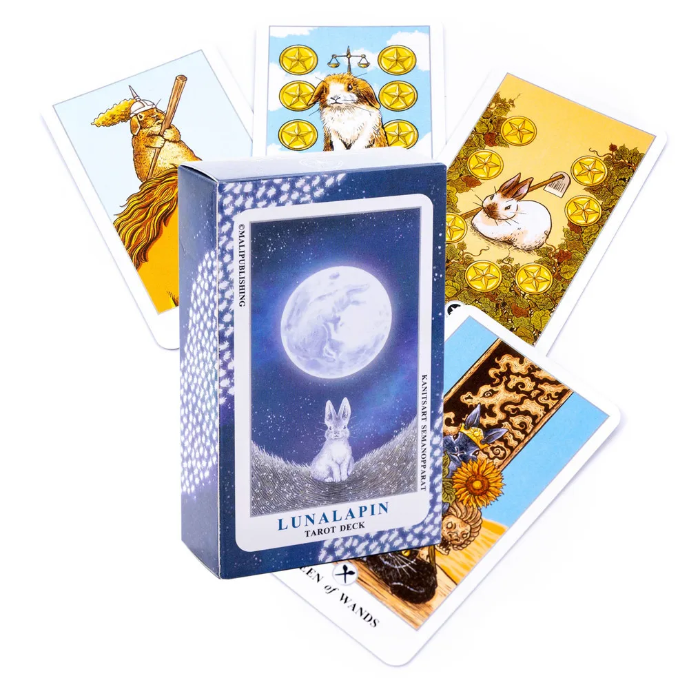 Rabbit Tarot Deck Lunalapin Rabbit Tarot Cards Tarot Card Game Gift