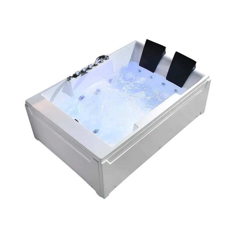 

Double Acrylic Bath Spa Heated Smart Jacuzzi Hotel
