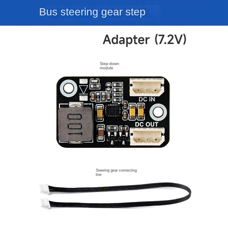 Buck Mini Module DC BUCK Adapter 30Cm Connection Line 7.2V Buck Regulator Bus Servo Adapter For SC15 Servo SC09 Servo