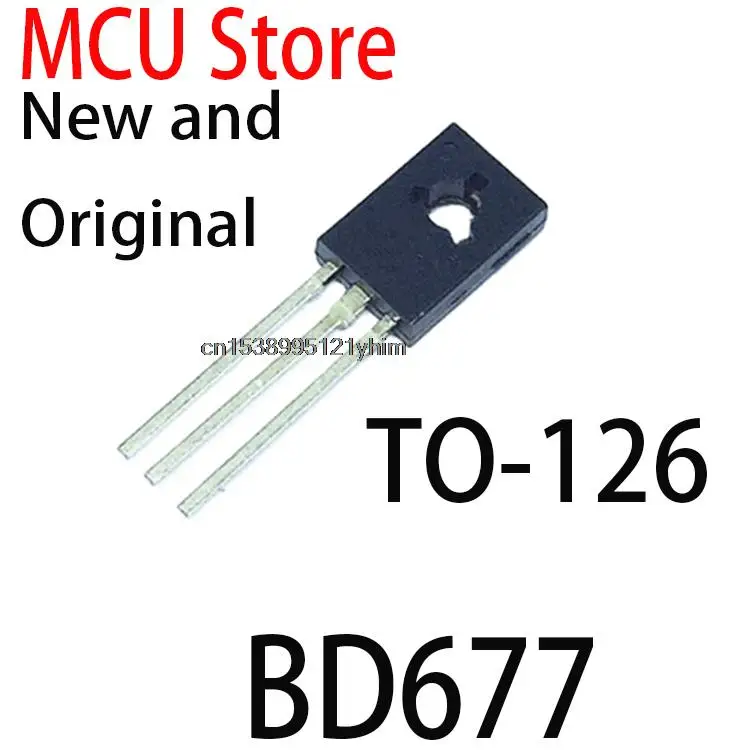 10 قطعة جديدة ومبتكرة TO126 BD677A TO-126 4A 60V BD677G BD677