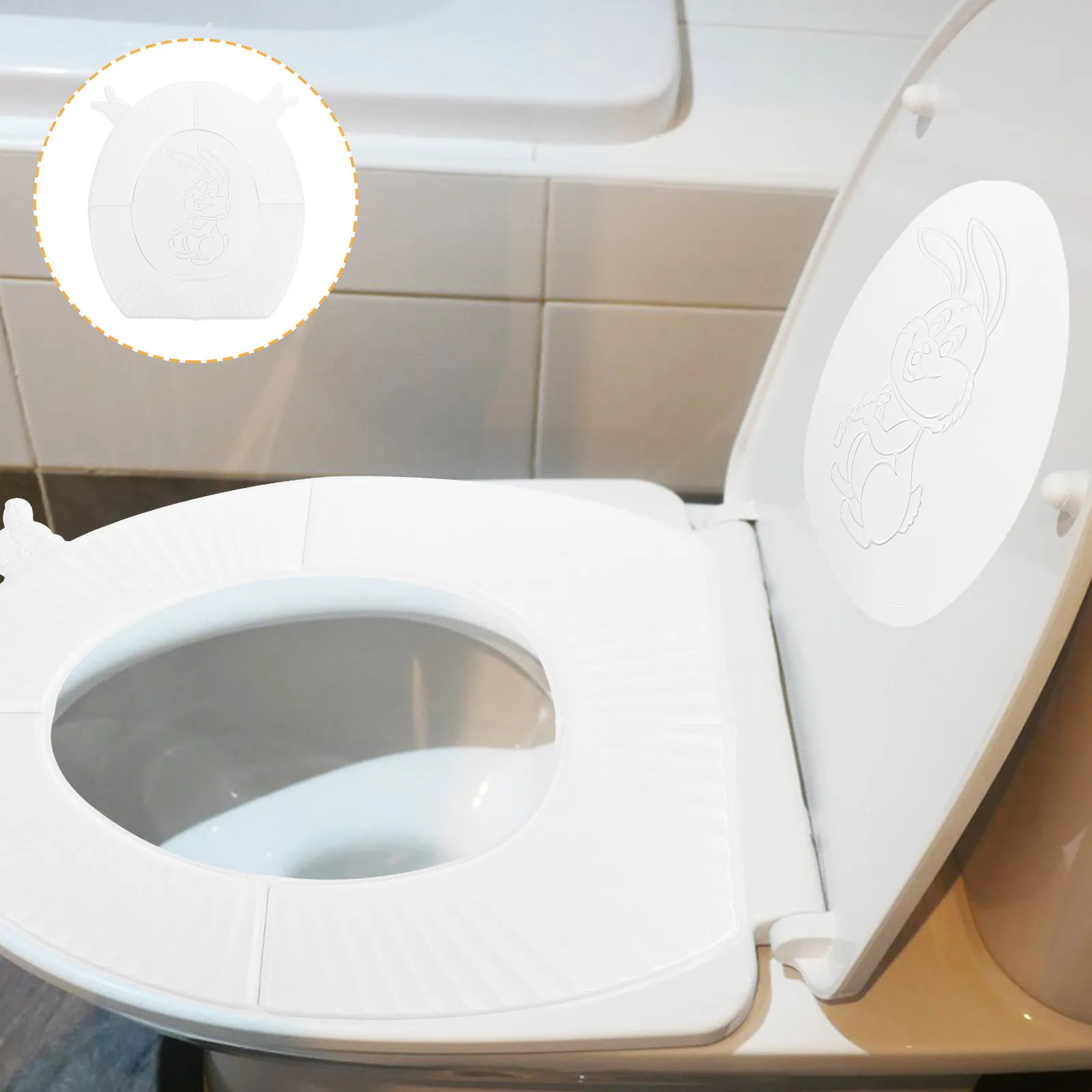 

Комплект из 1 шт. накладок на сиденье унитаза, сверхпрочные, мягкие на ощупь, из ЭВА, самоклеящиеся, подходят для большинства унитазов, не оставляют следов, быстрая замена.