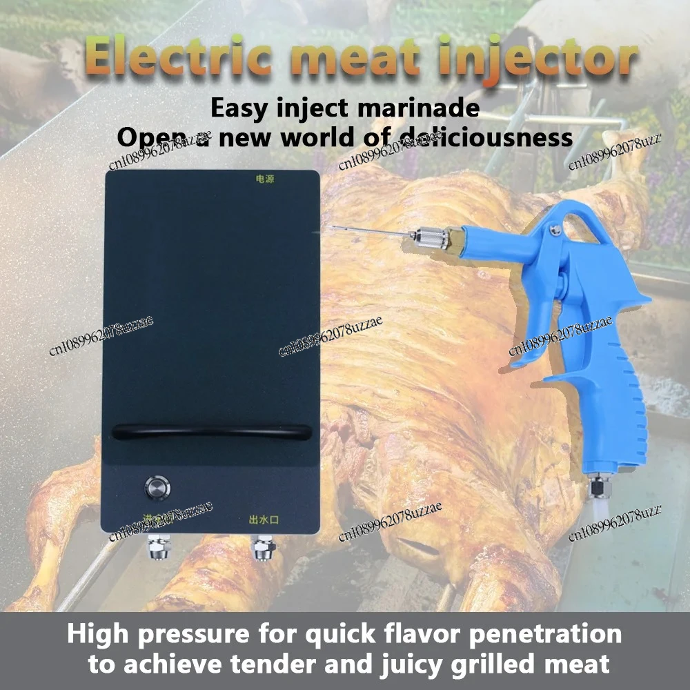 Electric Meat Saline Syringe Pump High-Pressure Automatic Injector Meat Processor Commercial Meat Curing Injection Machine