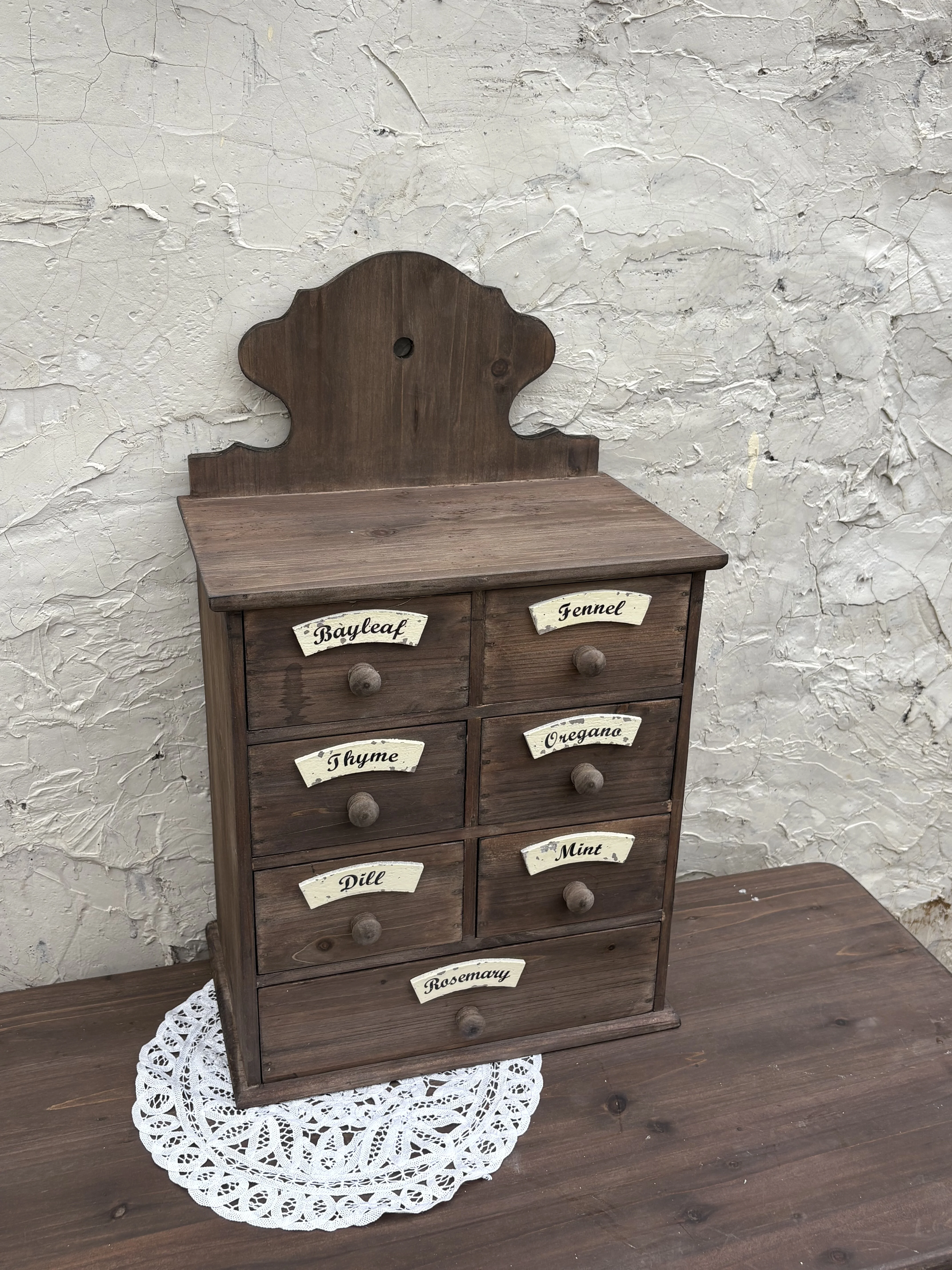 Sweet Garden Vanilla Cabinet Retro Old Solid Wood Garden Decorative Bucket Cabinet Storage Drawer Desktop Cabinet Storage Box