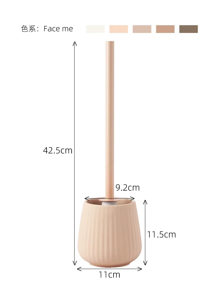 Nordic style household ceramic toilet brush set, toilet washing brush, toilet cleaning brush