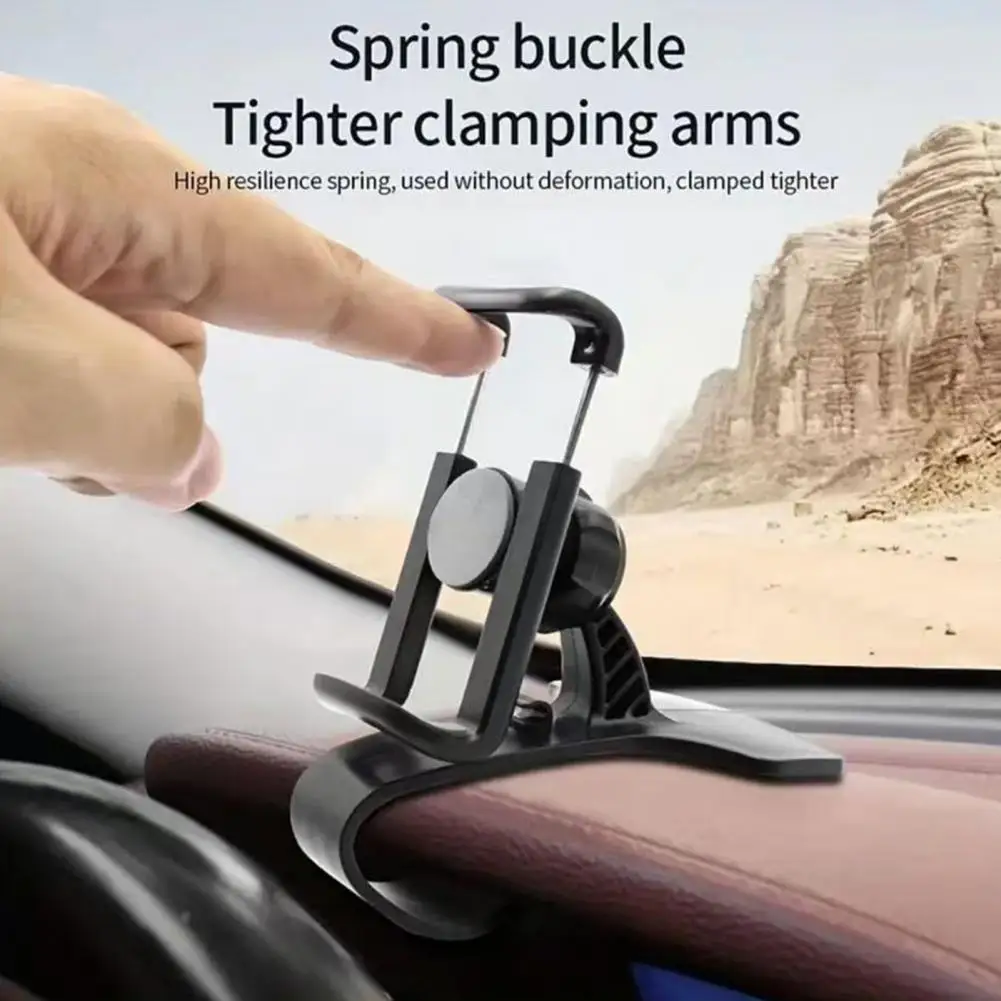 ユニバーサル自動車電話ホルダースタンドダッシュボードカークリップマウント GPS ブラケット車の携帯電話サポート電話