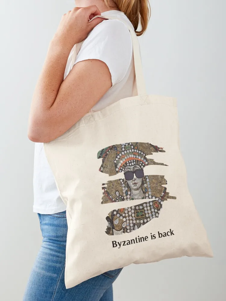 

Byzantine is Back - Theodora, Byzantine Empire Tote Bag eco pack handbag shopping bags foldable