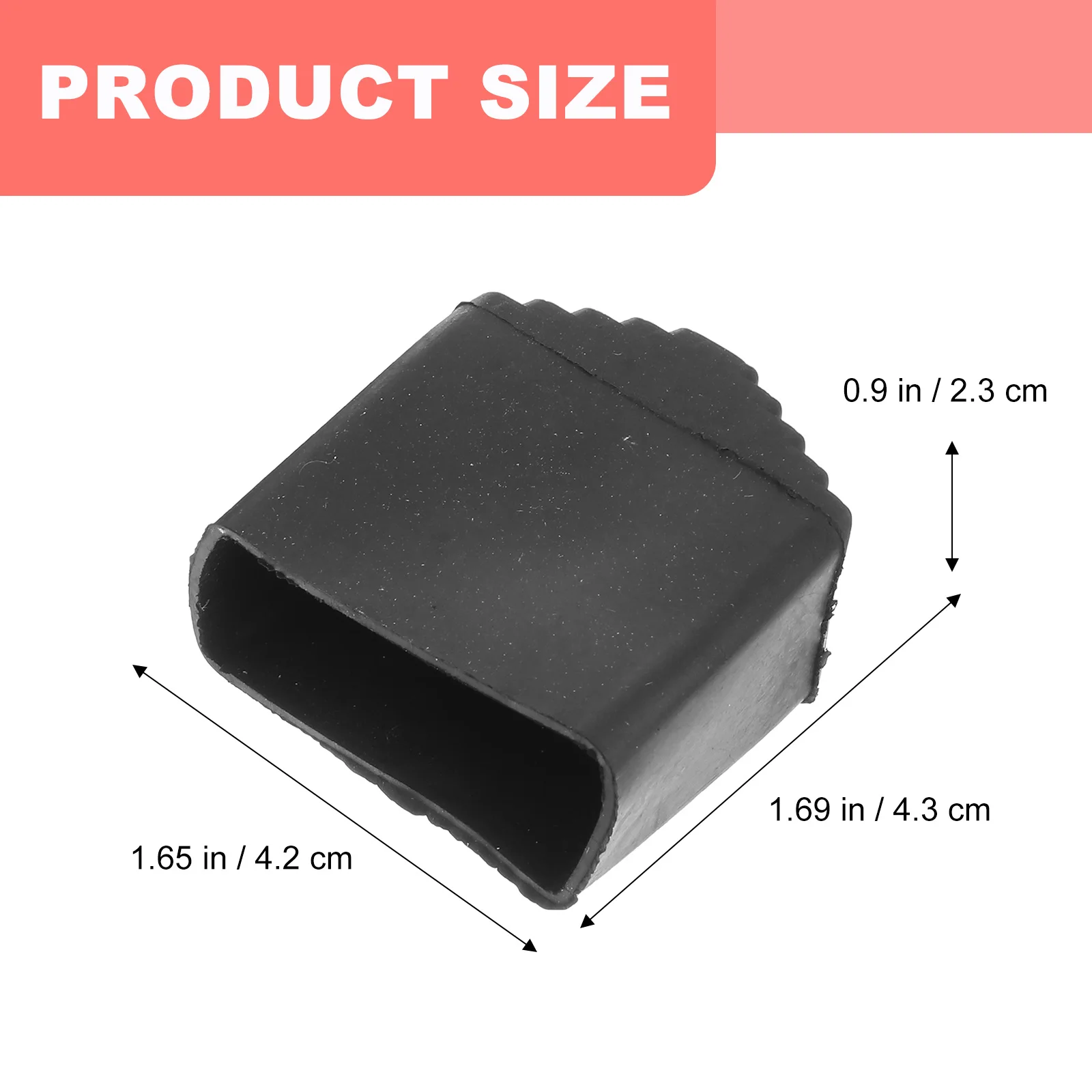 2 pezzi gambe della sedia scala telescopica pad protettivo piedi coperture in gomma gradino anti-pieghevole scala telescopica suite protezione passo