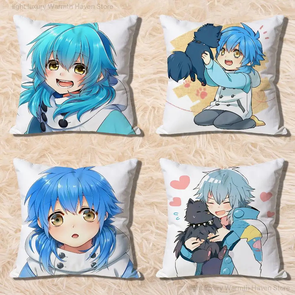 

Chibi A-Aoba S-Seragaki Pillow Cases for Bedroom Living Room Sofa Home Decor Polyester Cushion Cover with Zipper