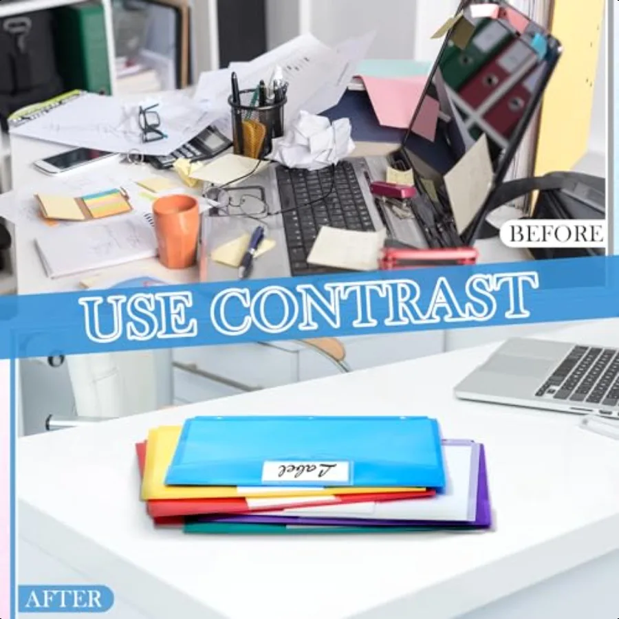 60 cartelle con raccoglitore a 3 anelli, tasche, raccoglitore sfuso, organizer con elementi di fissaggio a gancio e anello, tasca per etichette con chiusura, lettera di carico laterale