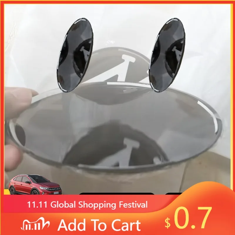 

For Volkswagen VW Interior Stickers Key Case 2pcs Front Grill Emblem 137mm Rear Trunk Badge Lid Cover logo 90mm For Nivus 2019 -