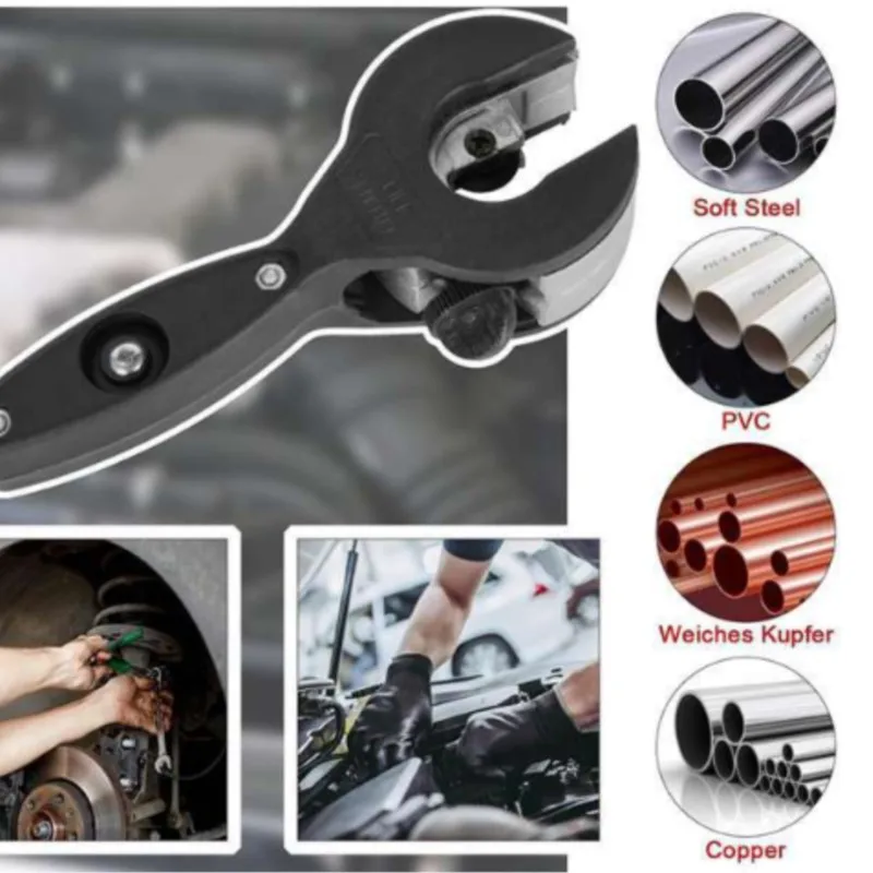 

Труборез с храповым механизмом 8-29 мм для нержавеющей стали, меди, алюминия, универсальный ручной инструмент для резки шлангов