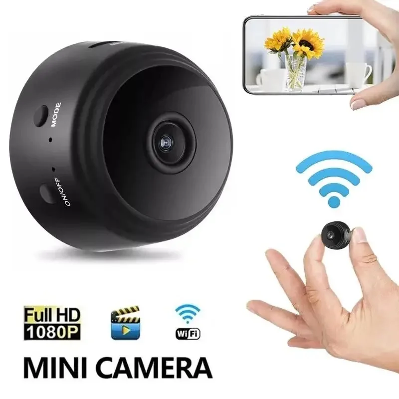 Mini cámara WiFi, cámara de monitoreo inalámbrica, grabadora de protección de voz, cámara de monitoreo de seguridad, hogar inteligente para bebés y mascotas