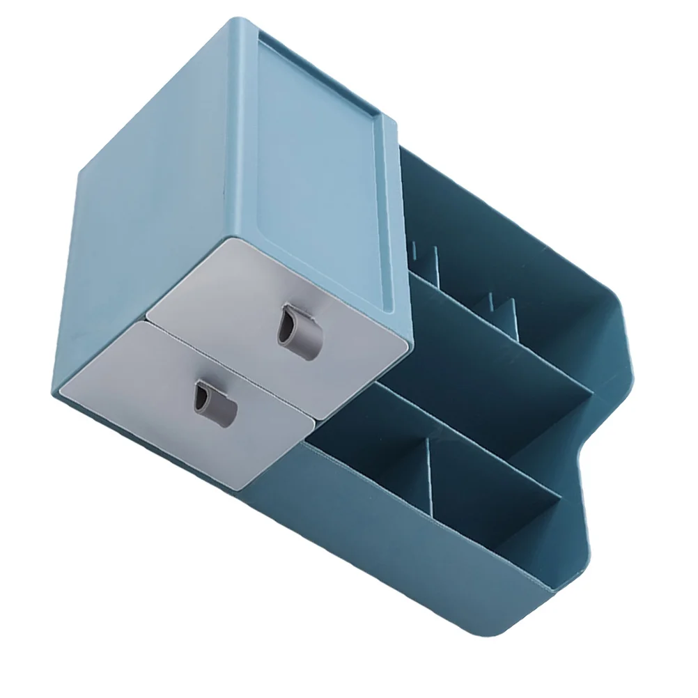 

Organizer Drawer Type Makeup Storage Box Desktop Organizing Case Sturdy Plastic Container Multi-Function Makeup Box For