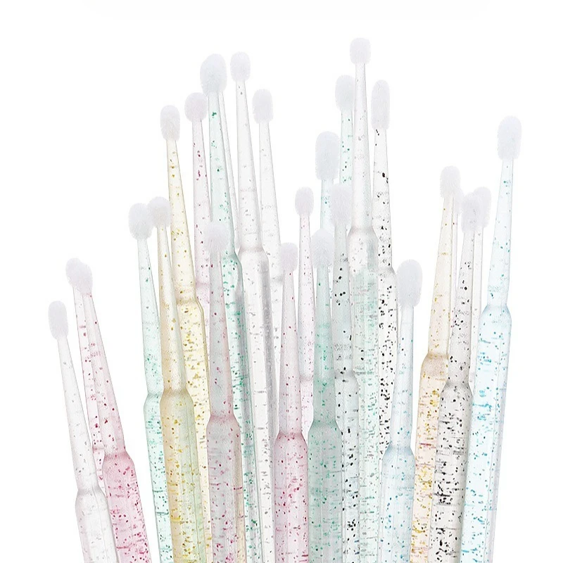 100pcs Microbrush Mascara Brush Crystal Lash Removing Wands Applicator Eyelash Micro Swab Extension Makeup Brushes Tools