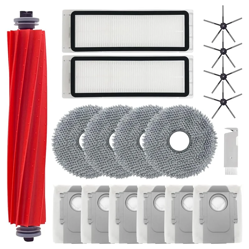 

For Roborock Q Revo/P10 A7400RR Vacuum Cleaner Main Side Brush Hepa Filter Mop Cloths Dust Bag Spare Parts