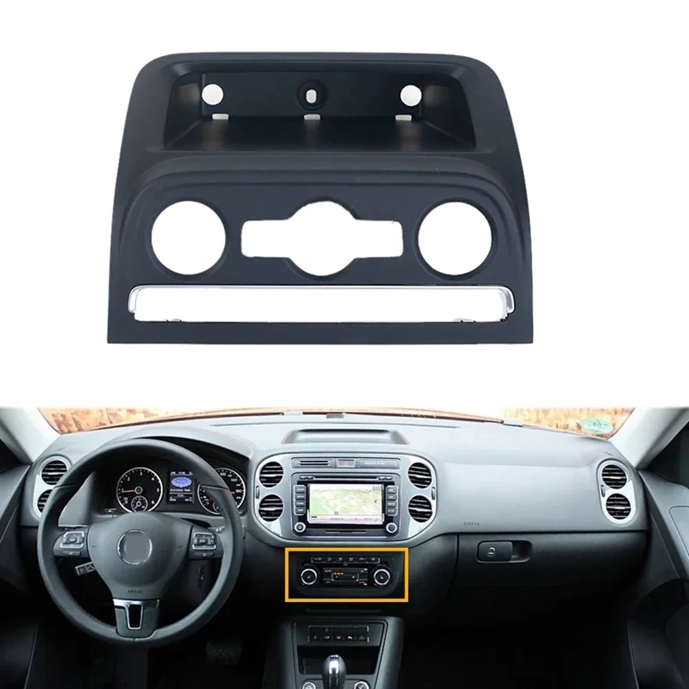 

Car Front Air Conditioning Dash Trim Control Cover Bezel Panel Upgrade for Tiguan 2011-2016 5ND820039 5M0819422B