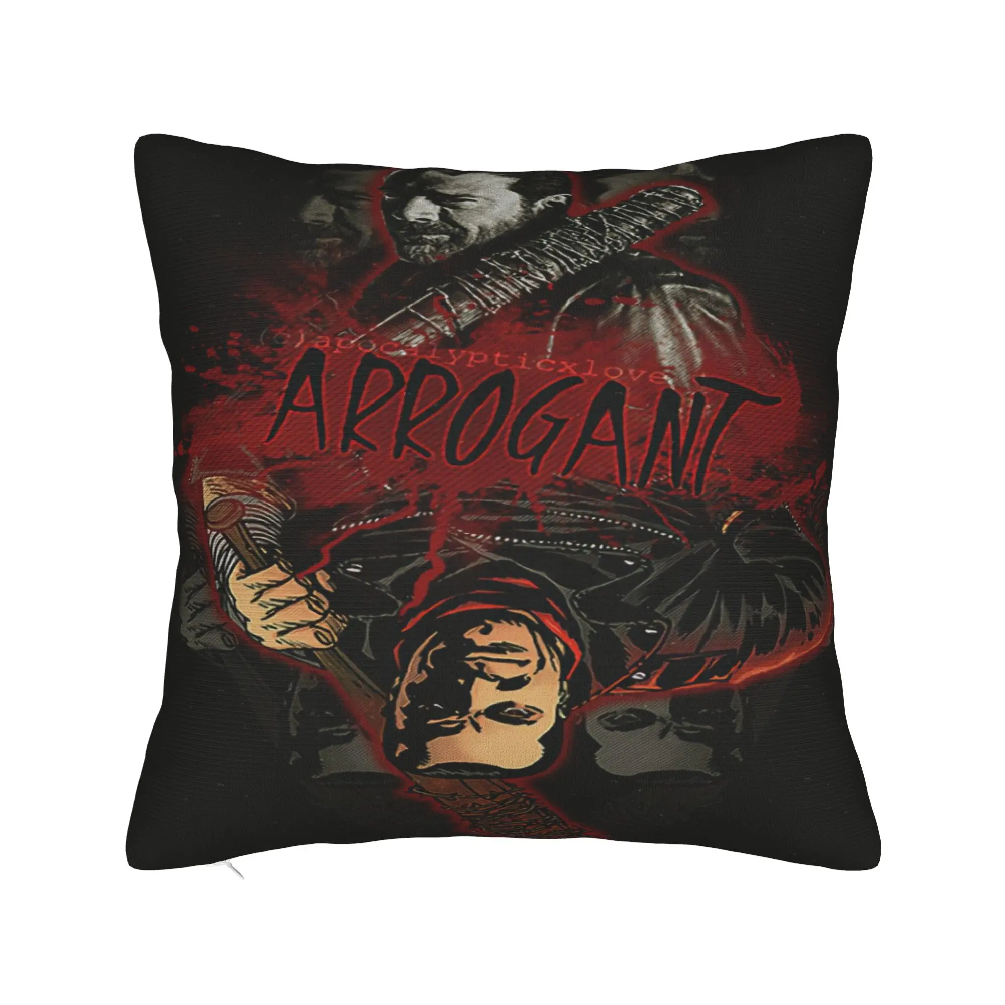 Negan Smith Pillow Cover  Design Cushion Cover Cute Funny Pillow Case For Sofa Car Home Decor