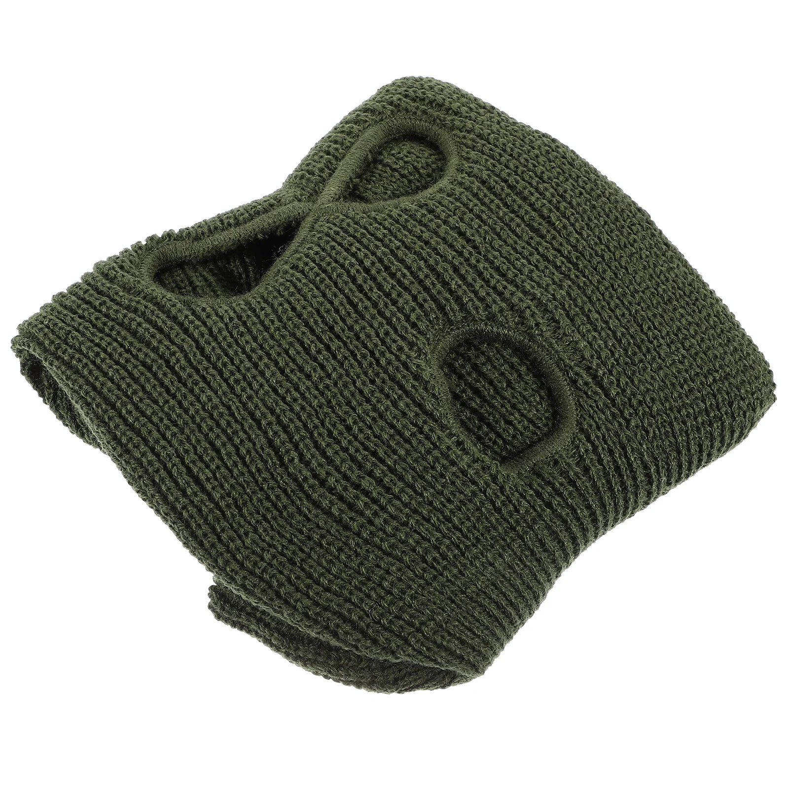 3 حفرة قناع للتزلج الدافئ محبوك غطاء الوجه الكامل للرياضات الشتوية في الهواء الطلق التزلج ركوب الدراجات قناع للتزلج 3-Hole غطاء الوجه الكامل #5