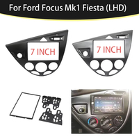 For Ford Focus Mk1 Fiesta LHD (7Inch)Car Radio Fascias Android GPS MP5 Stereo Player 2 Din Head Unit Panel Dash Frame Installat