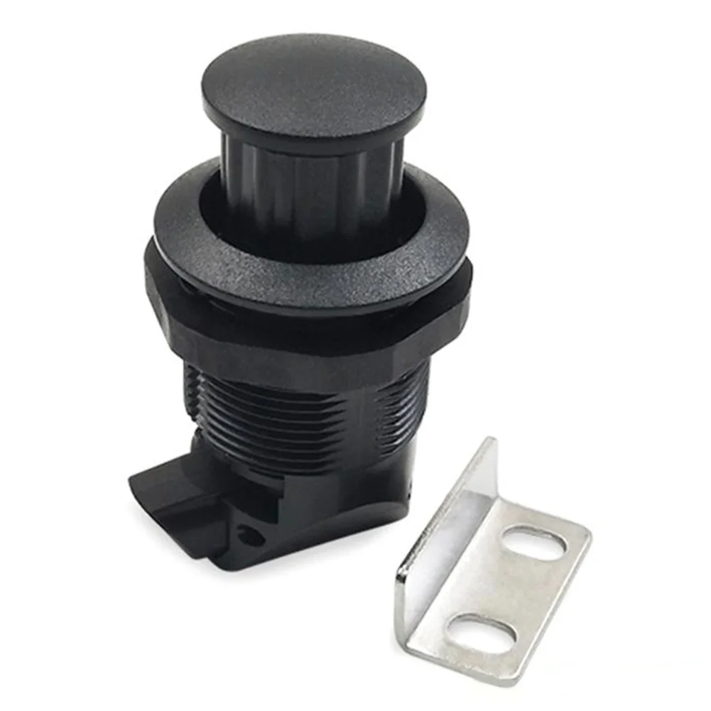 Black Embedded RV Lock Cupboard Chassis Lock Simple Installation Versatile Application Innovative Locking System For Cabinets