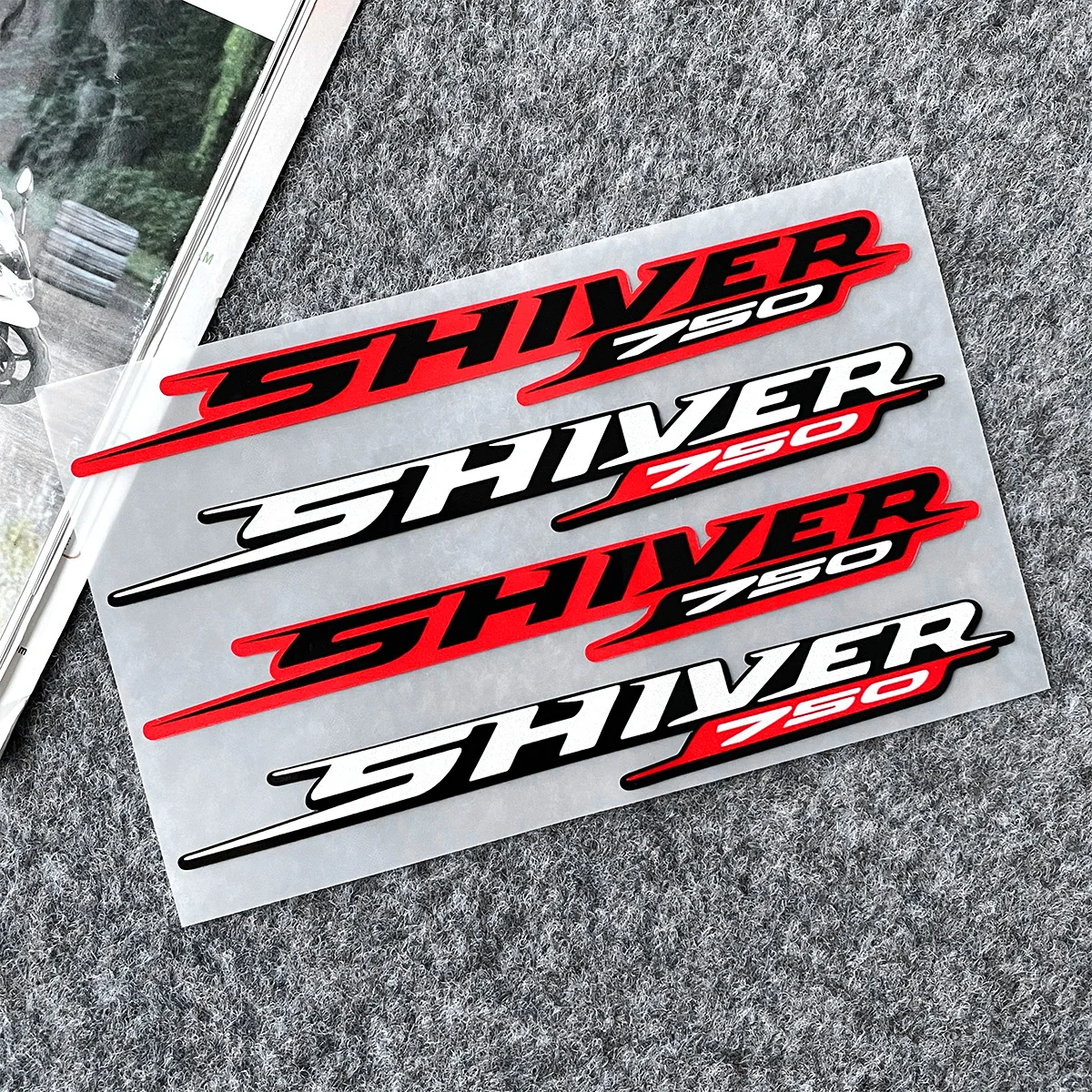 Reflective Motorcycle Stickers Decor Motor Bike Body Windshield Fuel Tank Decal Accessories for Aprilia SHIVER750 Shiver 750