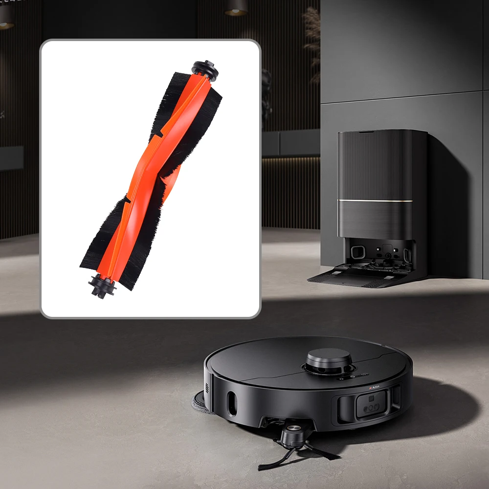 الفرشاة الرئيسية لـ Dreame S10 Pro S30 X30 X30 Pro X40 X40Pro X30Ultra X40Ultra L10s Ultra L20 Ultra Robot Vacuum Roller Brush Part #3