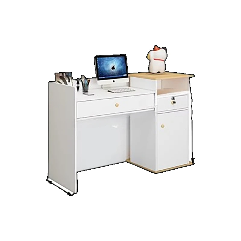 Design Counter Reception Desks Stylish White Coffee Cashier Reception Desks Modern