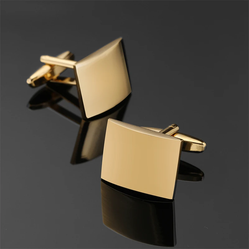 

Лазерные металлические гладкие запонки для мужчин, свадебные оригинальные пуговицы, лучший выбор для подарка