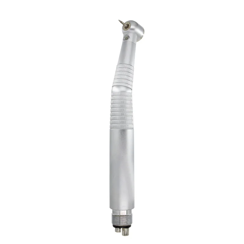 Dental LED High Speed Handpiece Standard Head Push Button Three Water Spray E-generator Air Turbine 2/4 Holes Dentist Instrument