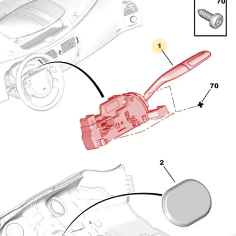 B5XD Gear Shift Selector Manual For C4 96811352XT 2400FN 98002210VV 98002212VV