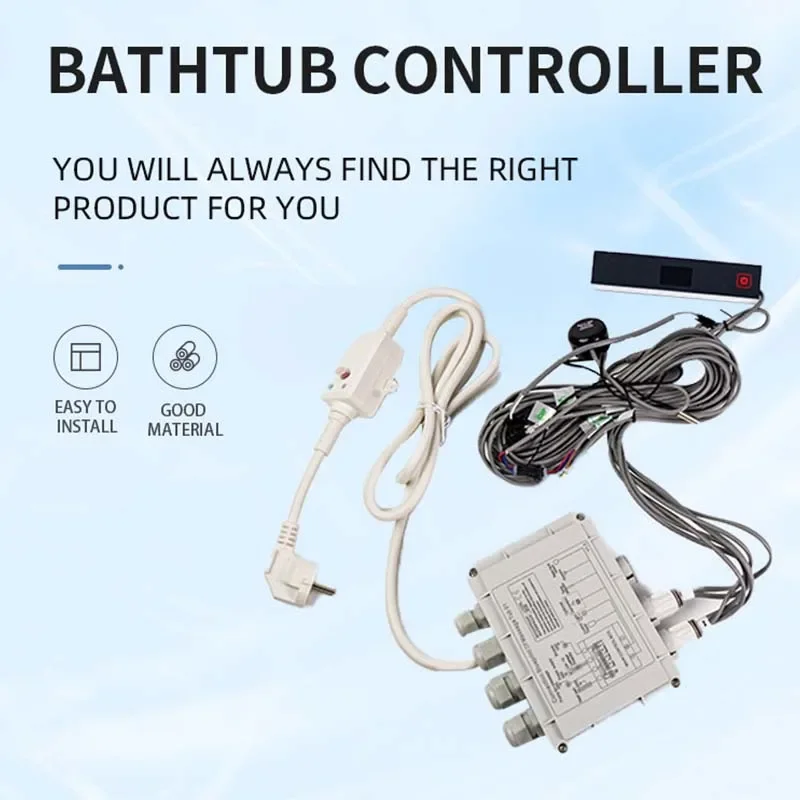 TLF  Massage Bathtub Spa Control Panel Whirlpool Hot Tub Controller Board Panel System for Bathroom