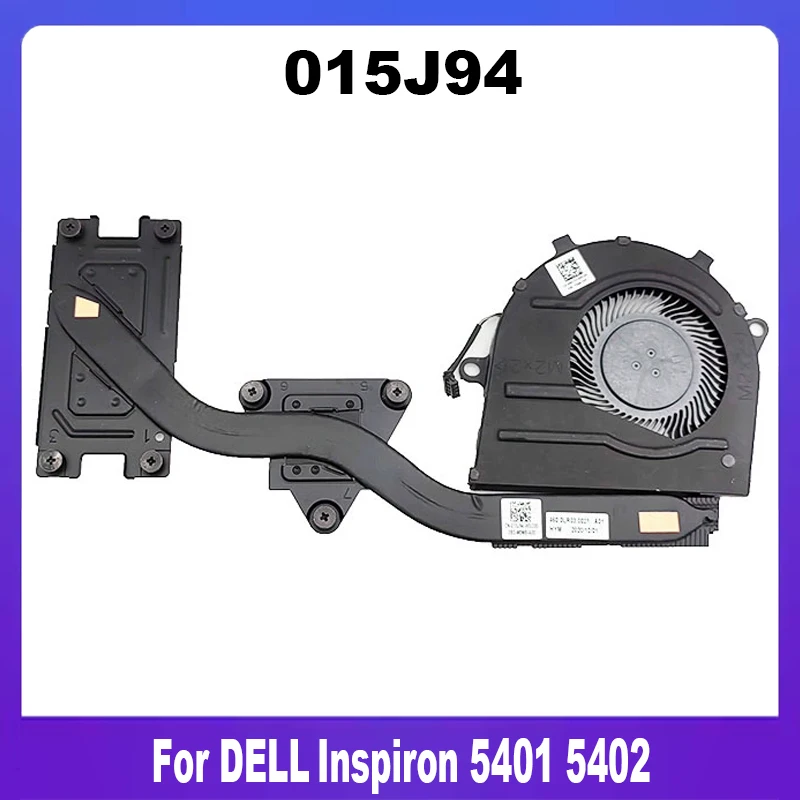 New Original 015J94 For DELL Inspiron 5401 5402 Laptop Cooling Fan Cooler Fan Heatsink Copper Tube CN-015J94 15J94 High Quality