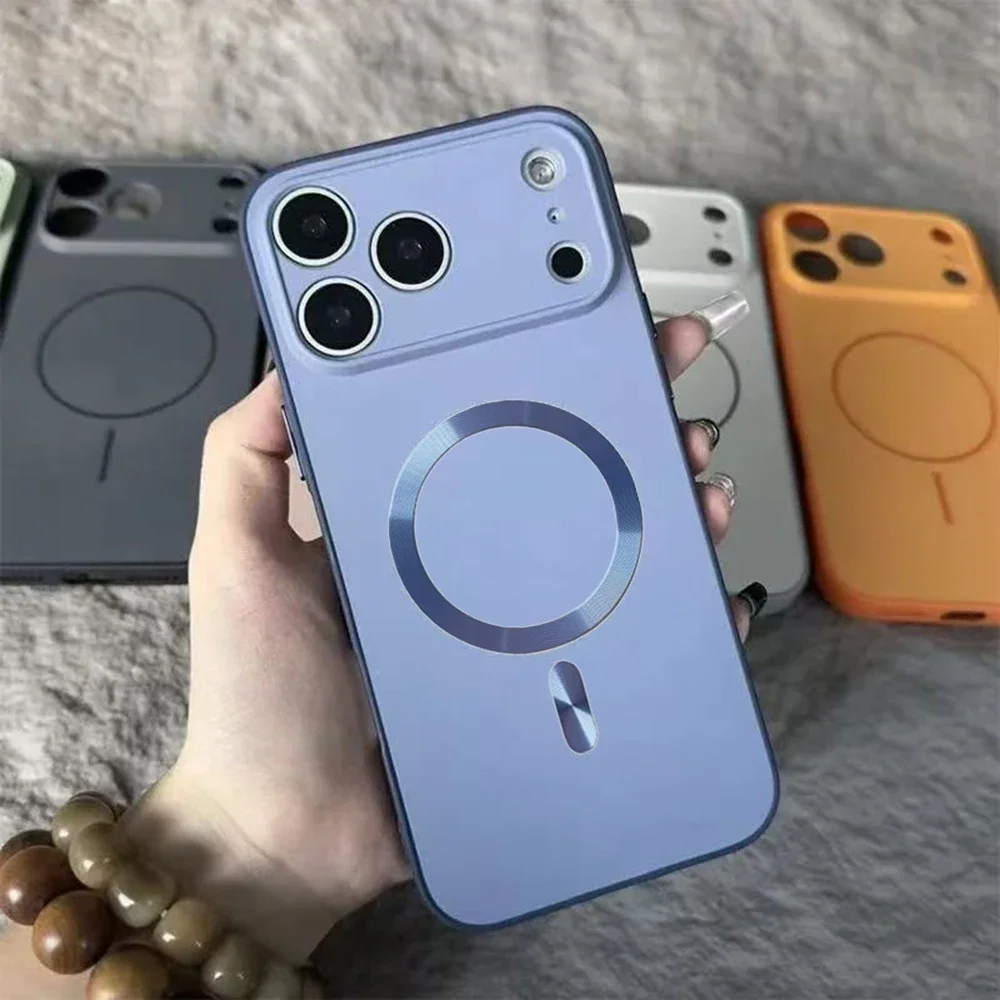 Silikonowe etui na telefon OPPO Reno 15 14 Pro Max 15 Pro MiNi 15F 14F 5G, wytrzymałe, magnetyczne, z prostymi krawędziami, jednokolorowe, miękkie. — zdjęcie produktu 6