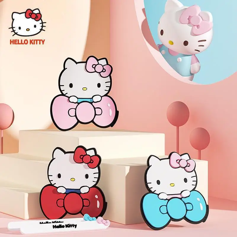 Sanrio Hello Kitty Kawaii Anime Car Interior Decoration Car Door Anti-Collision Strip Gel di silice antigraffio universale 2024 Hot