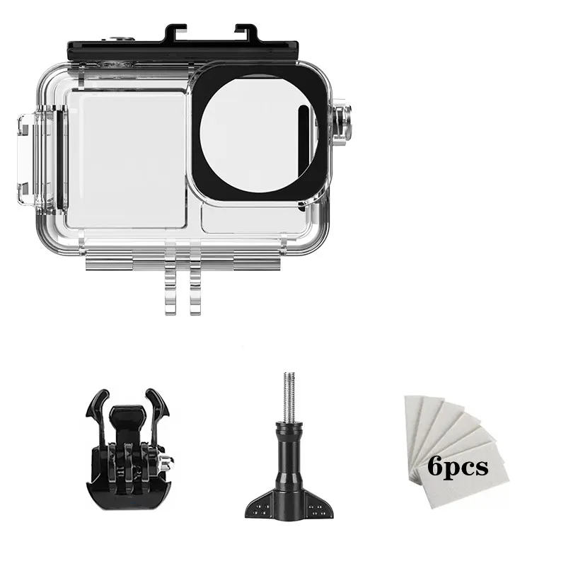 Underwater 45M Waterproof Case Diving Housing Protective Shell For DJI OSMO Action 4 3 Camera Accessories