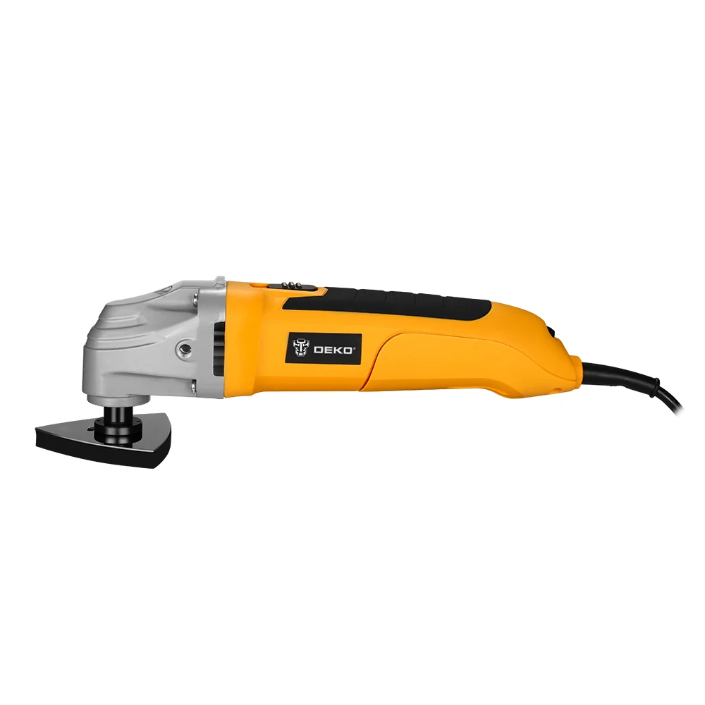 DEKO New 220V DKOM40LD1 Electric Multifunction Oscillating Tool Electric Trimmer Saw Variable Speed with Accessories Woodworking