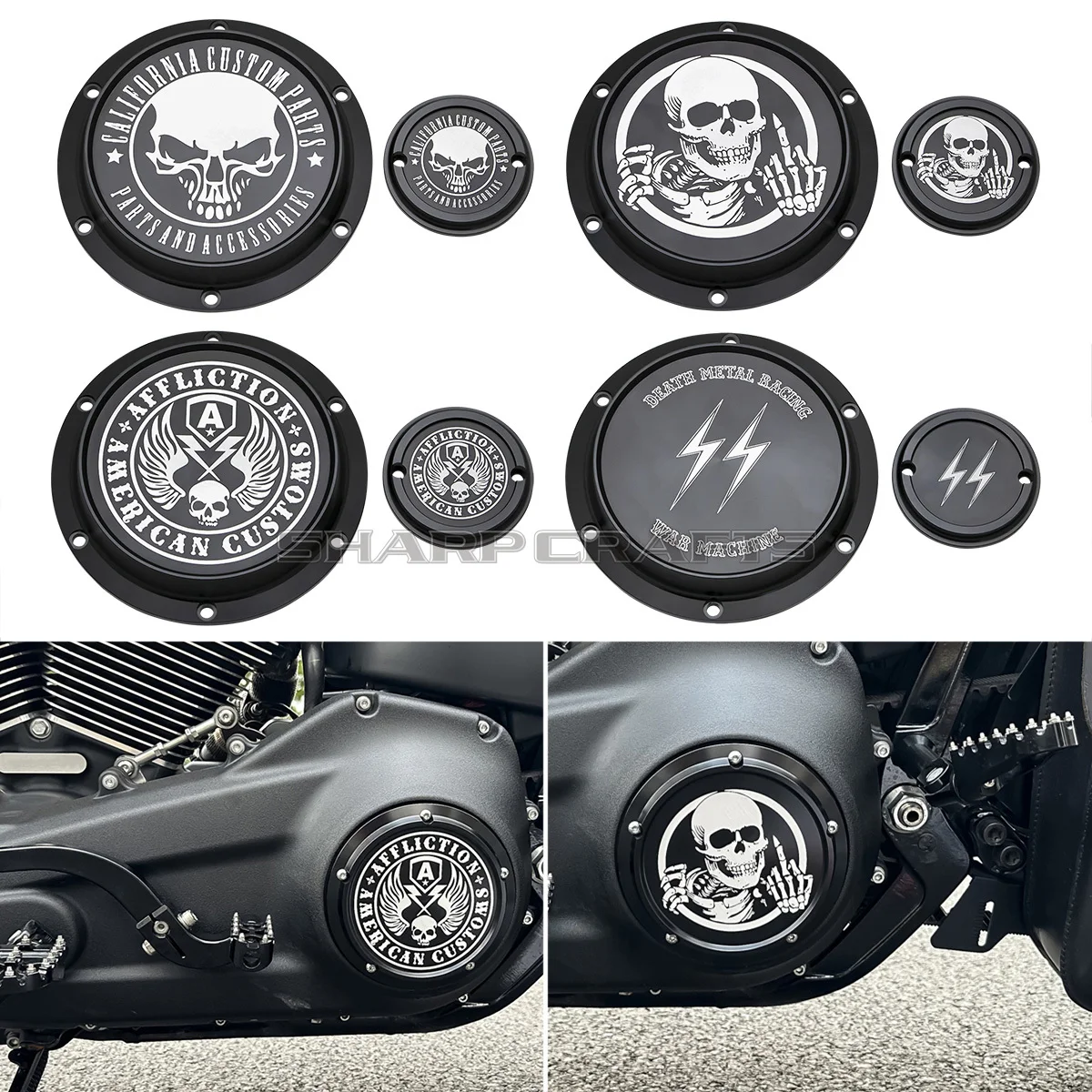 Motorcycle Accessories Engine Derby Timing Timer Covers For Harley Sportster 883 XL 1200 72 48 Seventy Two Forty Eight