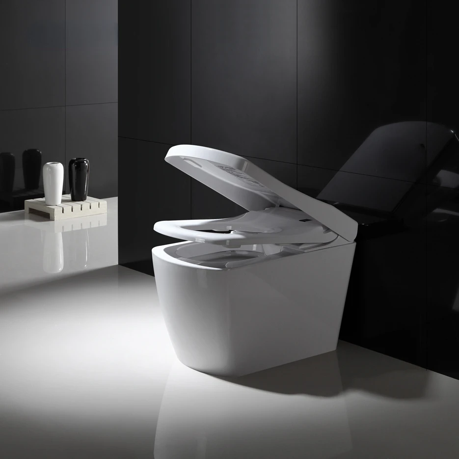 S300 one piece electronic intelligent toilet with warm seat cover