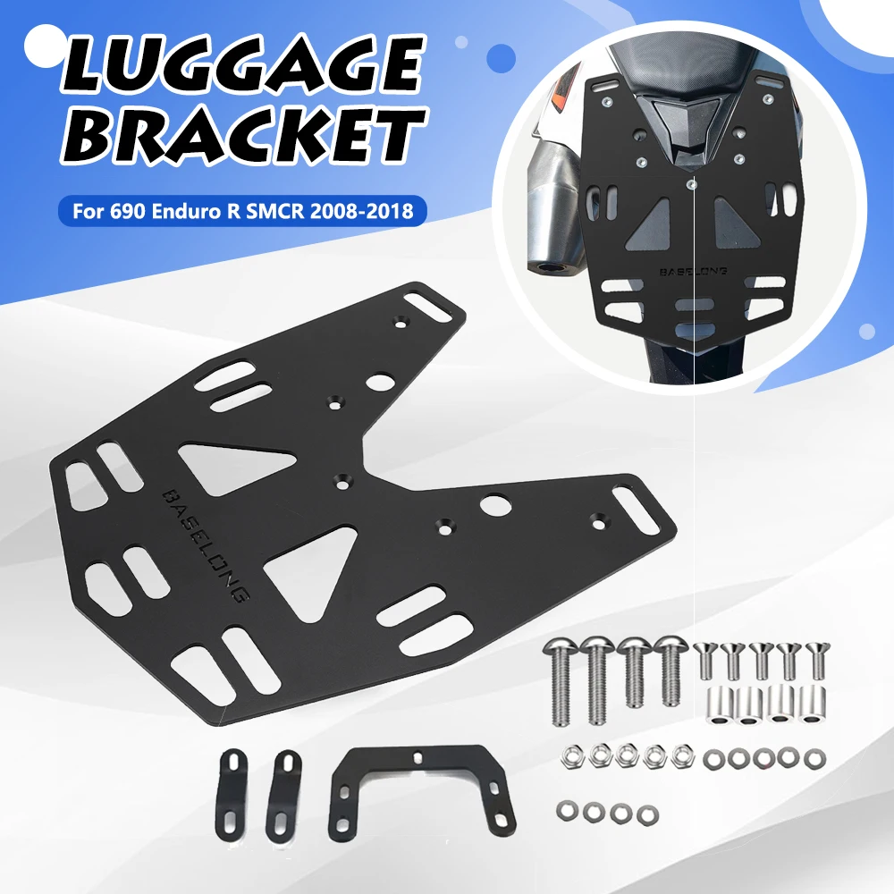 For 690 ENDURO R / SMC R 2008-2018 2017 Motorcycle Rear Luggage Carrier Rack Cargo Rack Storage Box Support 690 Enduro 690SMC