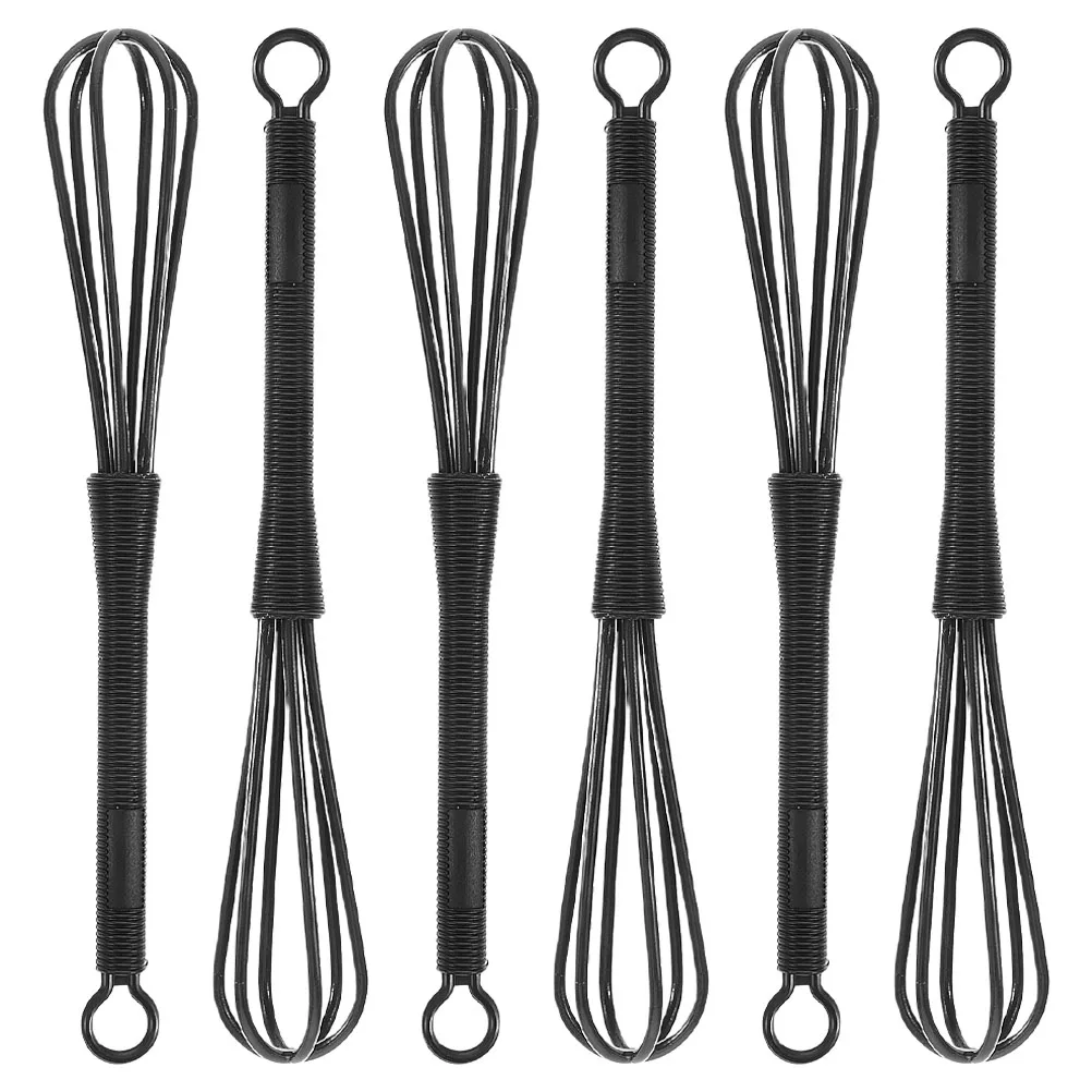 6 قطع من خلاطات صبغة الشعر اليدوية لخلط الكريمات، أدوات صالون التجميل، أدوات مطبخ فعالة متعددة الوظائف صغيرة الحجم