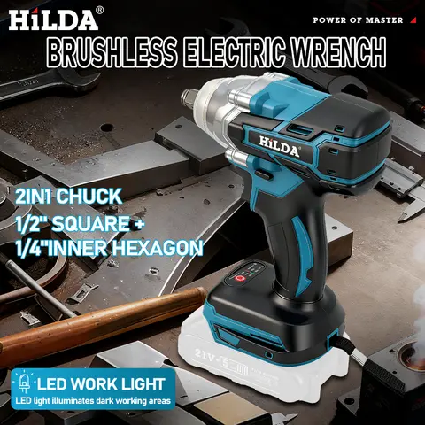 Cordless Impact Wrench 18V-68V HILDA