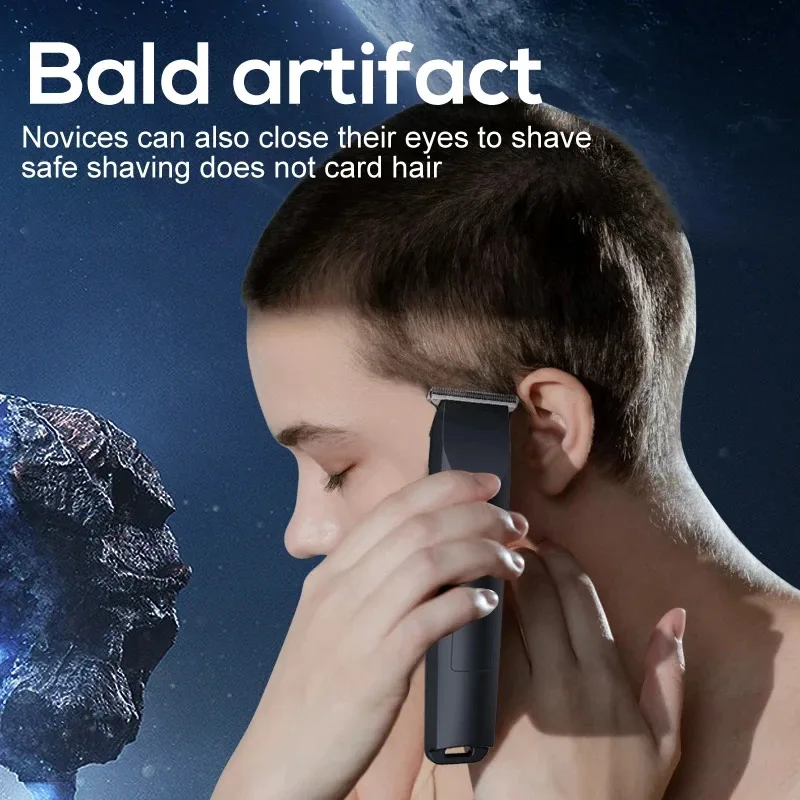 تصميم جديد لرأس القاطع القابل للتعديل مع شحن USB لماكينة قص الشعر الكهربائية وتقليم الشعر واللحية 2026 #5